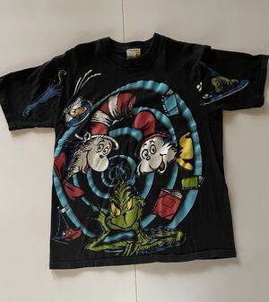 Small Vintage 90’s Dr. Suess Cat In The Hat T Shirt